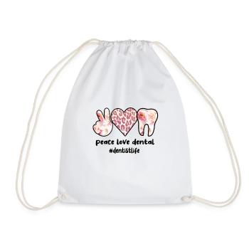 Dentist Gift Idea Dentist Dentist - Drawstring Bag - white - Front