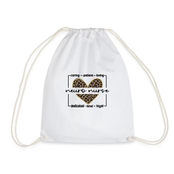 Neurology Nurse Neuro-Nurse - Drawstring Bag - white - Front
