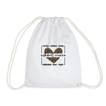 School Nurse Nurse School - Drawstring Bag - white - Front