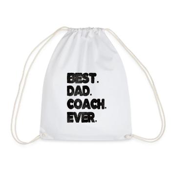 Meilleur entraîneur Papa Coach Sportif Père - Sac de sport léger - blanc - Devant
