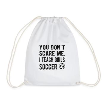 Football Coach Women's Football Coach Football Training - Drawstring Bag - white - Front