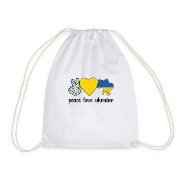 Ukrainiens Ukraine Drapeau Racines ukrainiennes - Sac de sport léger - blanc - Devant