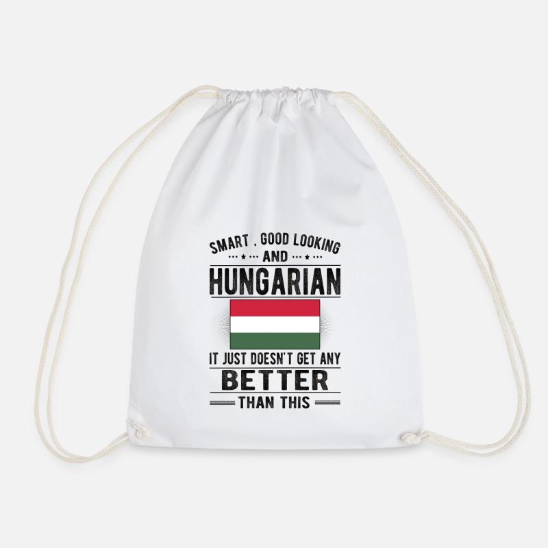 Stolzer Ungar Ungarn Flagge Ungarische Herkunft - Turnbeutel - Weiß