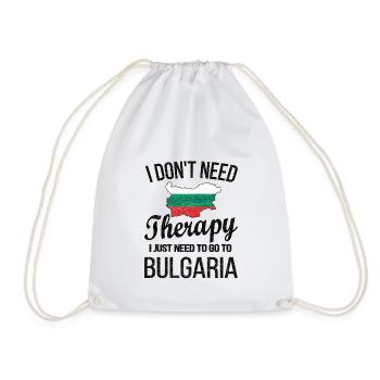 Bulgarian Bulgaria Origin Bulgarian flag - Drawstring Bag - white - Front