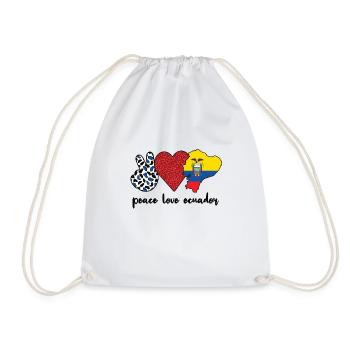 Équateur Équateur Racines équatoriennes - Sac de sport léger - blanc - Devant
