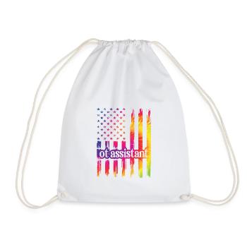Occupational Therapy Assistant Occupational Therapy OTA - Drawstring Bag - white - Front