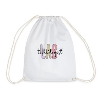 Laboratory Technician Medical Technician Laboratory Technician Lab Tech - Drawstring Bag - white - Front