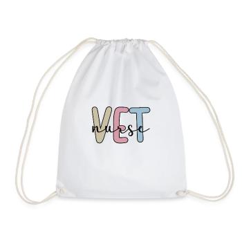 Infirmière vétérinaire Vétérinaire-Infirmière Assistante Vétérinaire - Sac de sport léger - blanc - Devant
