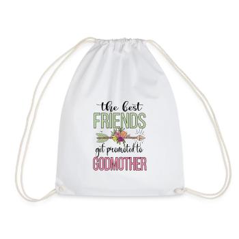 Godmother And Friend Mother's Day GodmotherTaufpatin - Drawstring Bag - white - Front