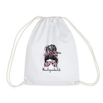 Meilleur cadeau de grand-mère de karaté Fière grand-mère de karaté - Sac de sport léger - blanc - Devant