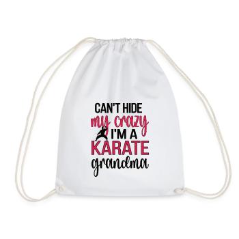 Fière Karaté Grand-mère Meilleur Karaté Grand-mère Cadeau - Sac de sport léger - blanc - Devant