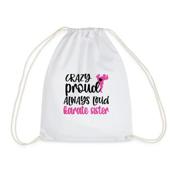 Karaté Sœur Meilleur Karaté Sœur Cadeau - Sac de sport léger - blanc - Devant