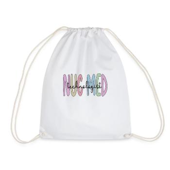 Medical Radiology Technologist Nuclear Medicine - Drawstring Bag - white - Front