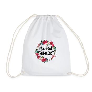 Medical Radiology Technologist Nuclear Medicine - Drawstring Bag - white - Front