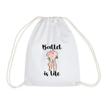 Cadeau de danseuse de ballet ballerine danseuse de ballet - Sac de sport léger - blanc - Devant