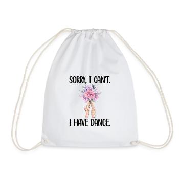 Cadeau de danseuse de ballet ballerine danseuse de ballet - Sac de sport léger - blanc - Devant
