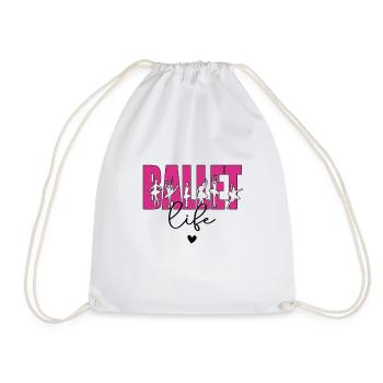 Cadeau de danseuse de ballet ballerine danseuse de ballet - Sac de sport léger - blanc - Devant