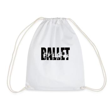 Cadeau de danseuse de ballet ballerine danseuse de ballet - Sac de sport léger - blanc - Devant