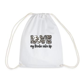 Théâtre Sœur d’une sœur d’acteur - Sac de sport léger - blanc - Devant