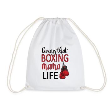 Stolze Boxmama Geschenk Box-Mutter Von Boxer Mama - Turnbeutel - Weiß - Vorne