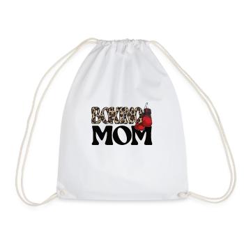 Cadeau de maman de boxe Maman de boxe fière de Boxer Mama - Sac de sport léger - blanc - Devant