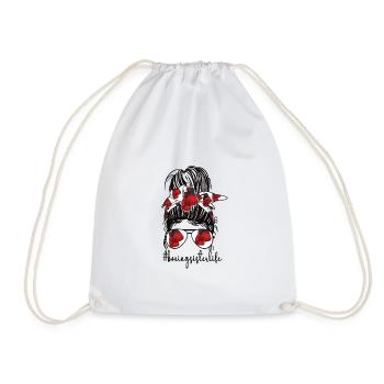 Boxe Sœur Fière Boxe Sœur Boxer Cadeau - Sac de sport léger - blanc - Devant