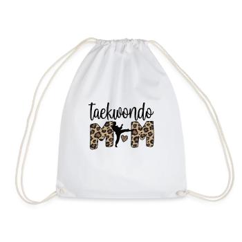 Taekwondo Maman Taekwondo Mère Taekwondo Fighter - Sac de sport léger - blanc - Devant