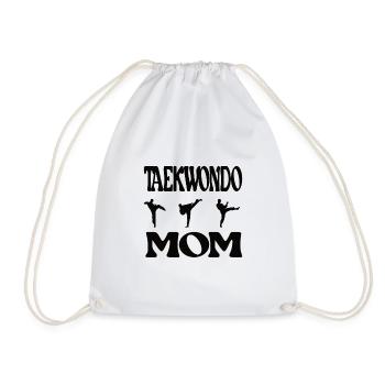 Taekwondo-Mama Stolze Taekwondo Mutter Geschenk - Turnbeutel - Weiß - Vorne