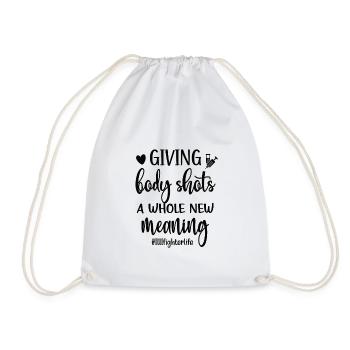 IUI Mama Intrauterine Insemination IUI Mother - Drawstring Bag - white - Front