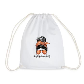 Mawmaw Grandma Of Basketball Player Basketball Mawmaw - Drawstring Bag - white - Front