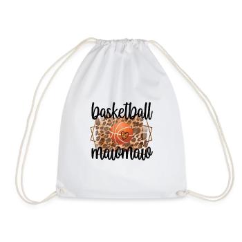 Mawmaw Grandma Of Basketball Player Basketball Mawmaw - Drawstring Bag - white - Front