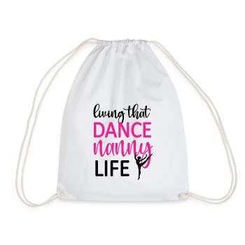 Fière danse nounou grand-mère par danseuse dansant nounou - Sac de sport léger - blanc - Devant