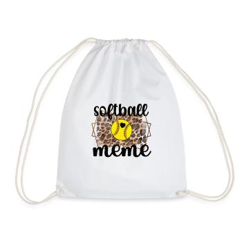 Fier Meme Grandma From Softball Player Softball Meme - Sac de sport léger - blanc - Devant