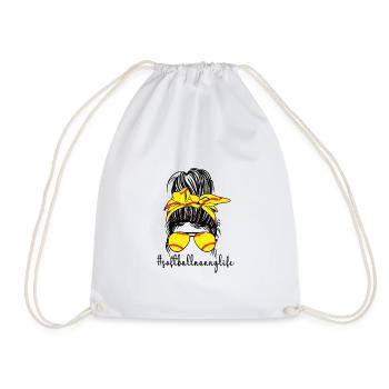Nounou Mamie De Joueur De Softball Nounou De Softball - Sac de sport léger - blanc - Devant