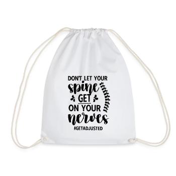 Chiropraticien Chiropratique Chiropraticien - Sac de sport léger - blanc - Devant