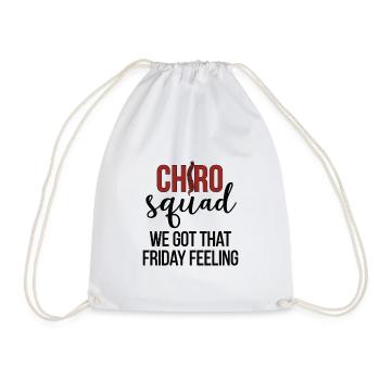 Chiropractor Chiropractic Chiropractor - Drawstring Bag - white - Front