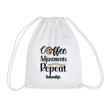 Proud Chiropractor Chiropractic Gift - Drawstring Bag - white - Front