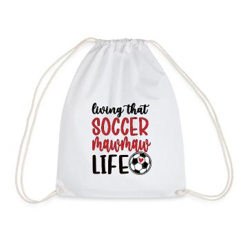 Mawmaw Grand-mère de joueur de football Mawmaw - Sac de sport léger - blanc - Devant