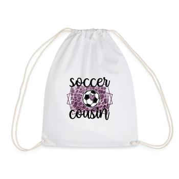 Best Soccer Cousin Of A Soccer Player Cousin Gift - Turnbeutel - Weiß - Vorne