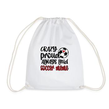 Proud Soccer Meme Grandma Of Soccer Player Meme - Turnbeutel - Weiß - Vorne