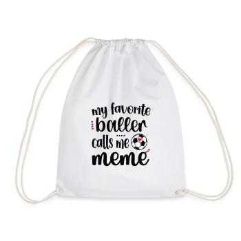 Proud Soccer Meme Grandma Of Soccer Player Meme - Turnbeutel - Weiß - Vorne
