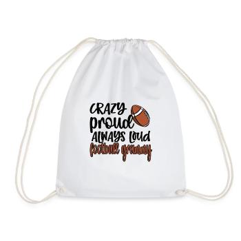 Football Grammy Grandma Of Football Player Grammy - Drawstring Bag - white - Front