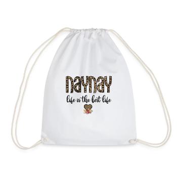 Naynay Grand-mère Fête des mères Naynay Cadeau Grand-mère - Sac de sport léger - blanc - Devant