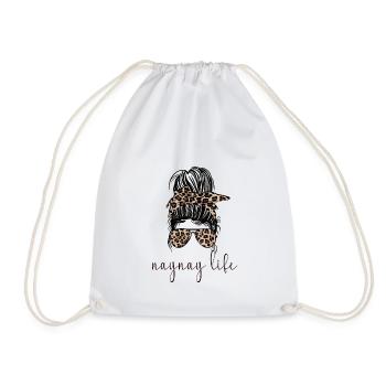 Naynay Grand-mère Fête des mères Naynay Cadeau Grand-mère - Sac de sport léger - blanc - Devant