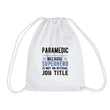 Notfallsanitäter Paramedic Rettungskraft Sanitäter - Drawstring Bag - white - Front