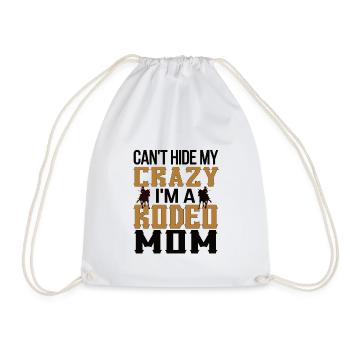 Beste Rodeo Mama Rodeo-Reiter Mutter Geschenk - Turnbeutel - Weiß - Vorne