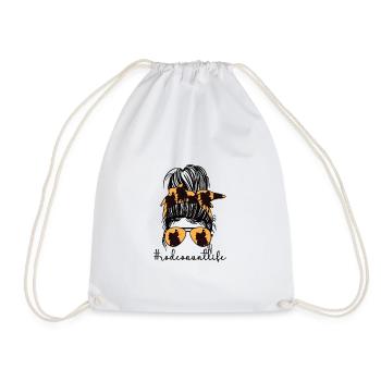 Beste Rodeo Tante Rodeo-Reiter Tante Geschenk - Turnbeutel - Weiß - Vorne