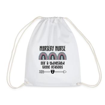 Fier cadeau d'infirmière néonatale - Sac de sport léger - blanc - Devant