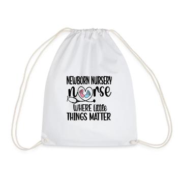 Fier cadeau d'infirmière néonatale - Sac de sport léger - blanc - Devant