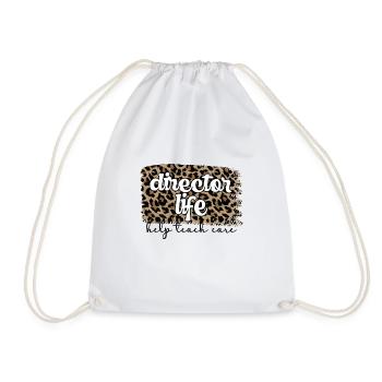 Best Director Gift Director Appreciation - Drawstring Bag - white - Front